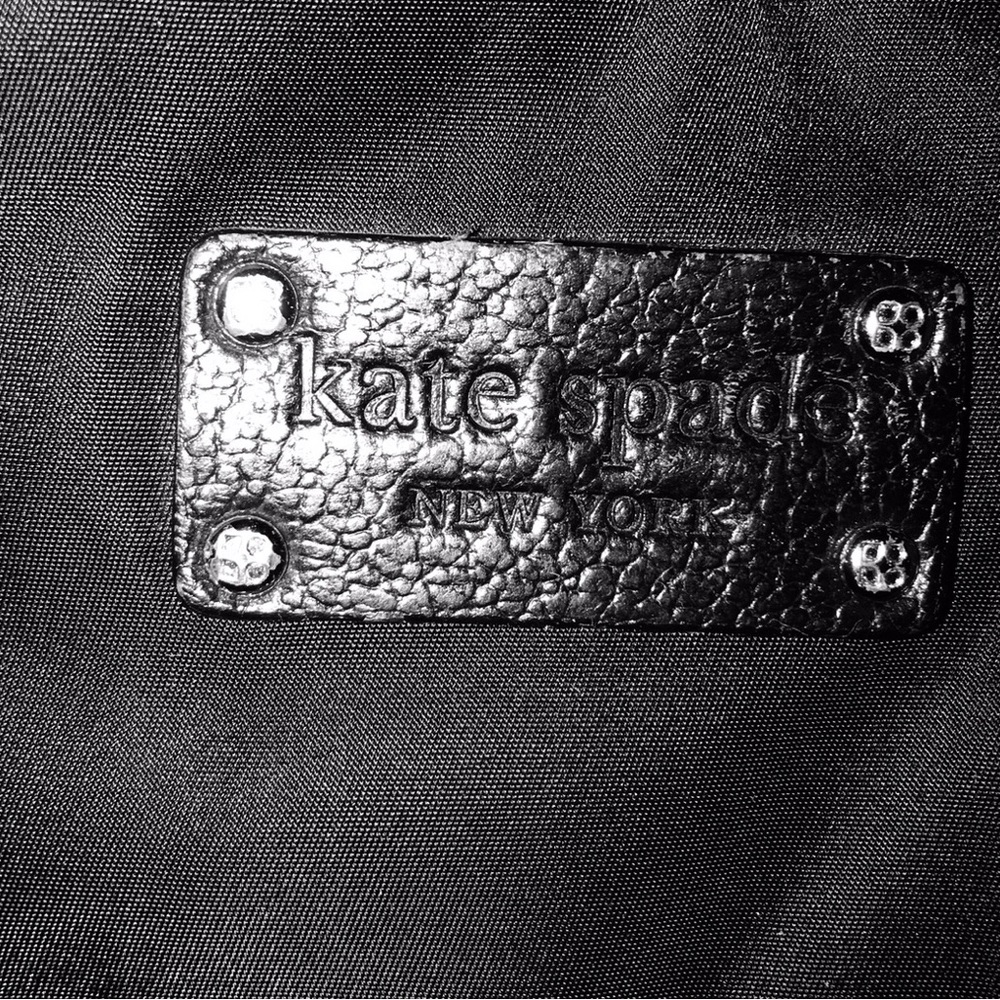 Kate Spade Black Leather Tag